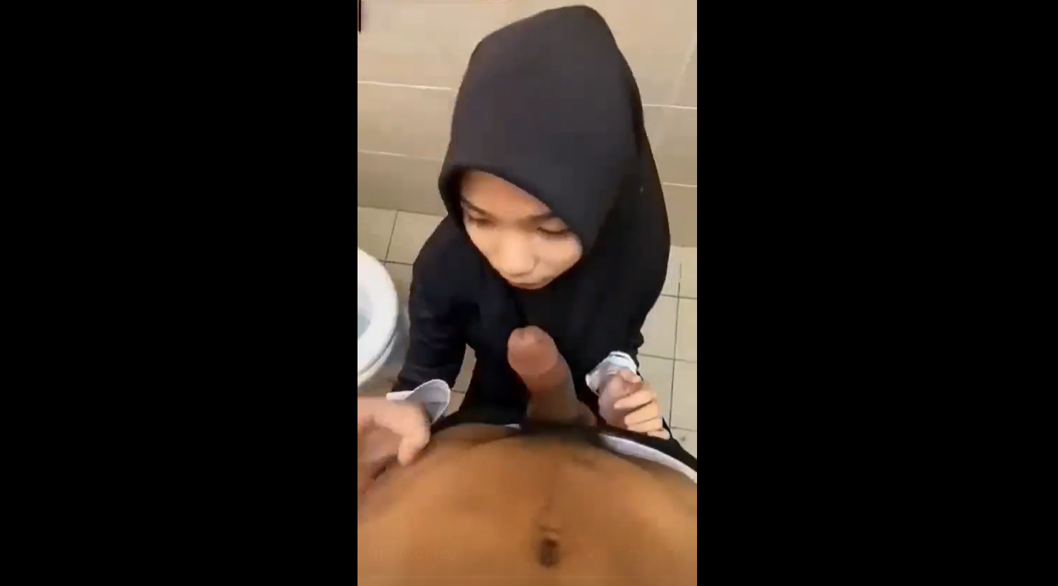 Hijab Hitam Yang Sedang Trending Toturial ABG Sam[ai Tumpah Di Dalam Dan Lumer Viral Indo